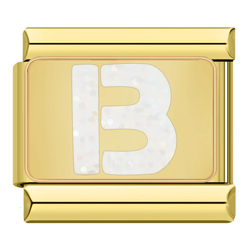 Letter B - Gold