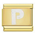 Letter P - Gold
