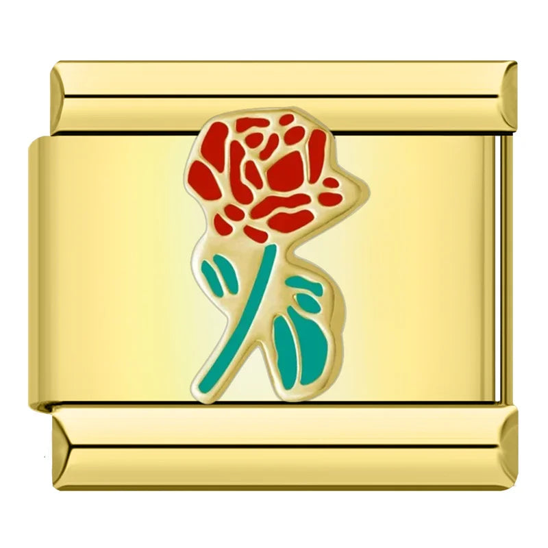 Red Rose - Gold